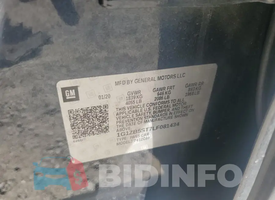 1G1ZB5ST7LF081434 Photo# 12