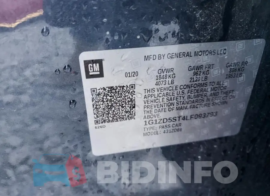 1G1ZD5ST4LF093793 Photo# 12