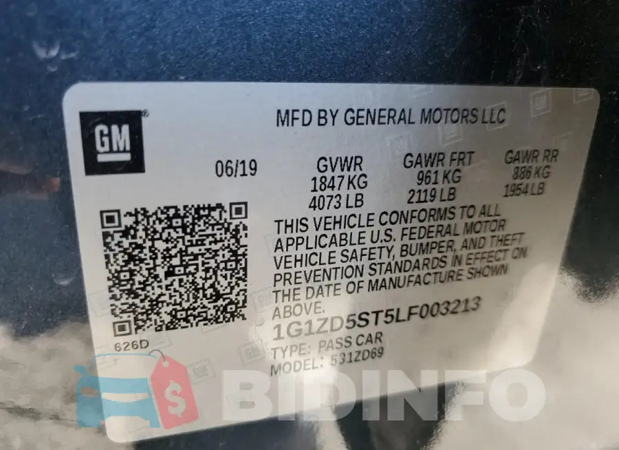 1G1ZD5ST5LF003213 Photo# 13
