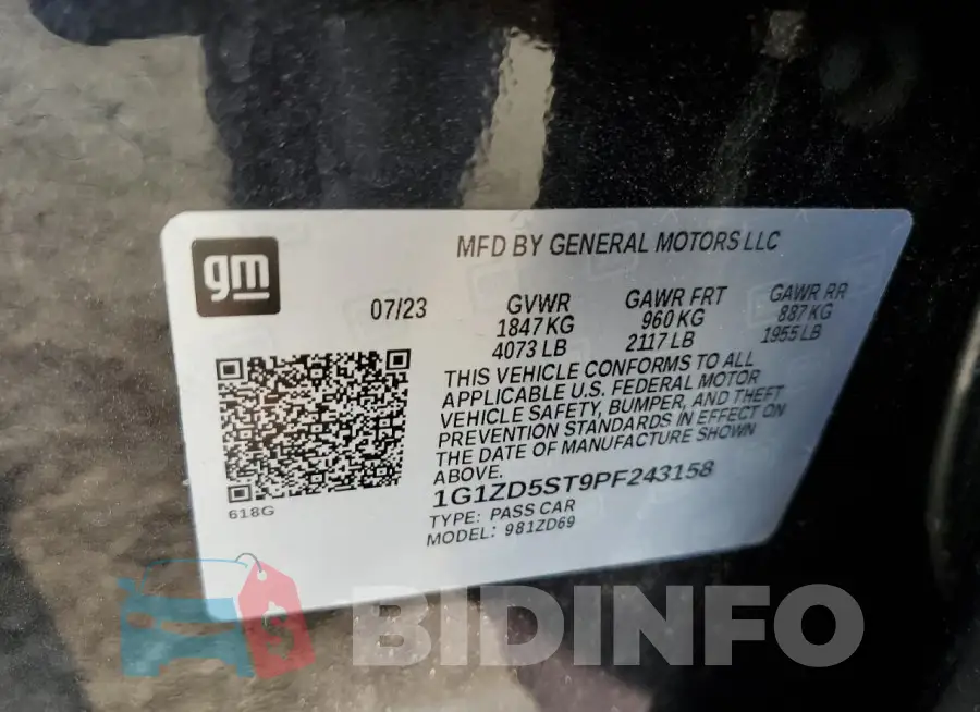 1G1ZD5ST9PF243158 Photo# 12