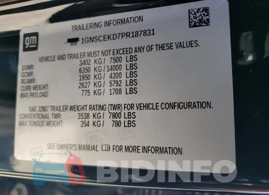 1GNSCEKD7PR187831 Photo# 13