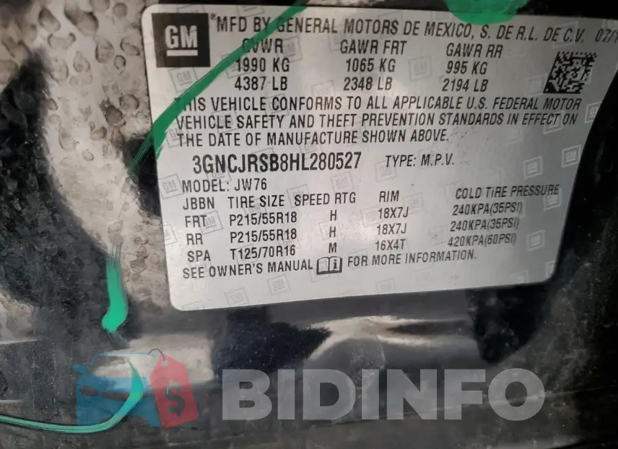 3GNCJRSB8HL280527 Photo# 13