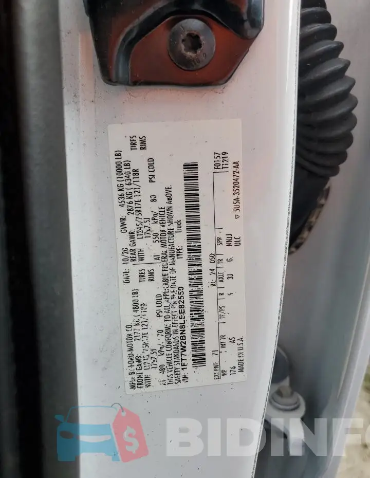 1FT7W2BN8LEE82550 Photo# 13