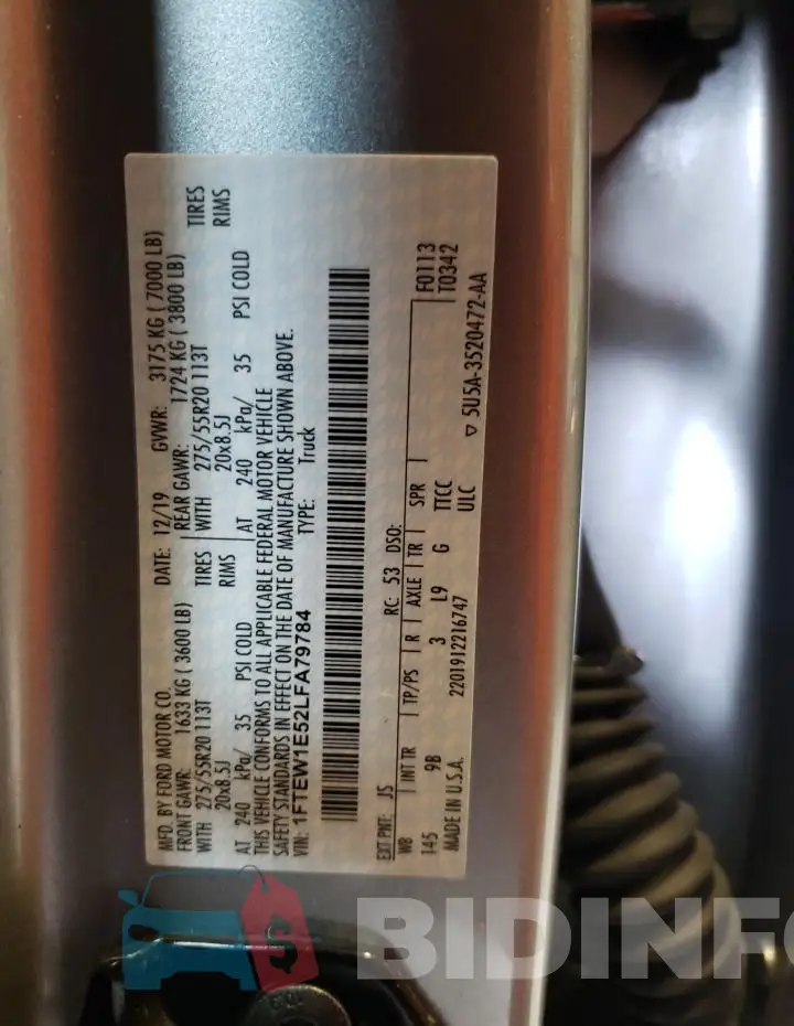 1FTEW1E52LFA79784 Photo# 12