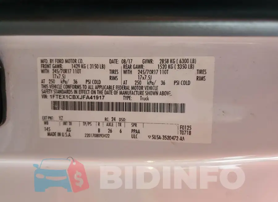 1FTEX1CBXJFA41917 Photo# 12