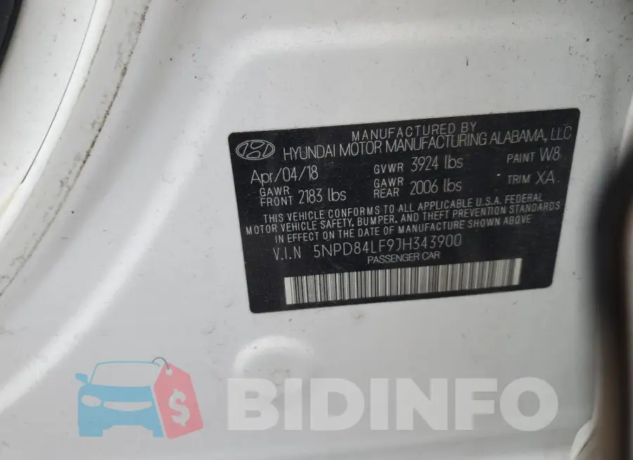 5NPD84LF9JH343900 Photo# 13