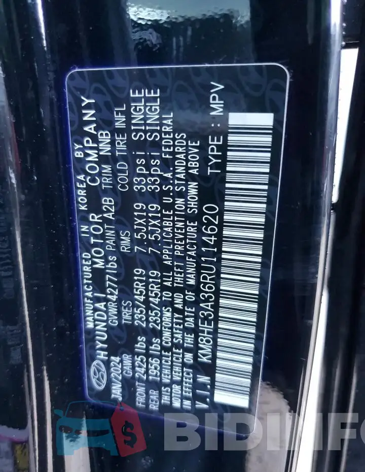 KM8HE3A36RU114620 Photo# 13