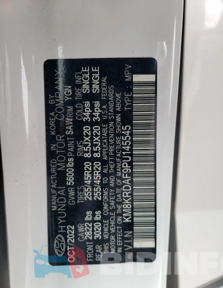 KM8KRDAF9PU145545 Photo# 12