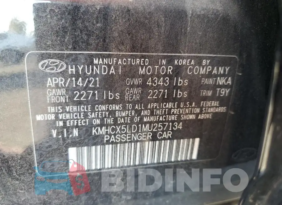 KMHCX5LD1MU257134 Photo# 12