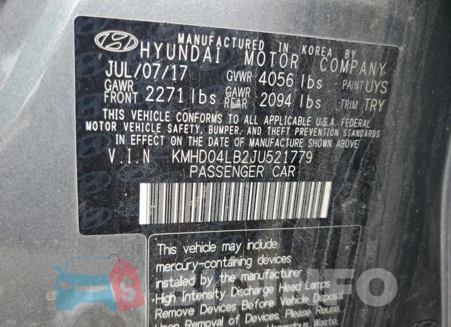 KMHD04LB2JU521779 Photo# 12