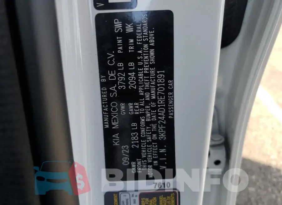 3KPF24AD1RE701891 Photo# 12