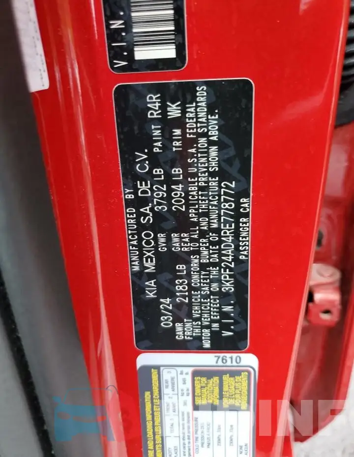 3KPF24AD4RE778772 Photo# 12