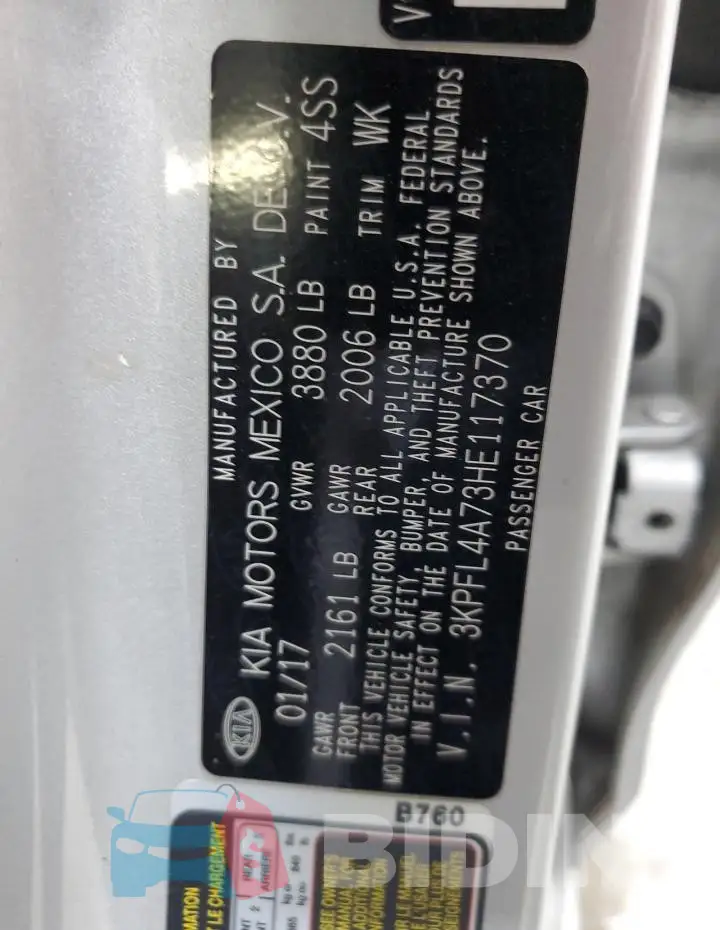 3KPFL4A73HE117370 Photo# 12