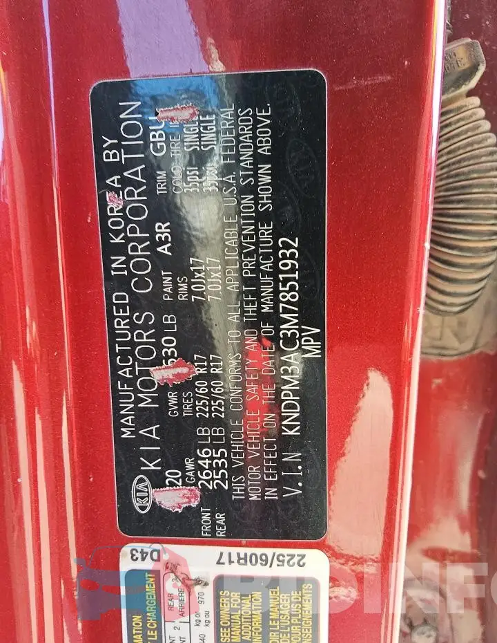 KNDPM3AC3M7851932 Photo# 14