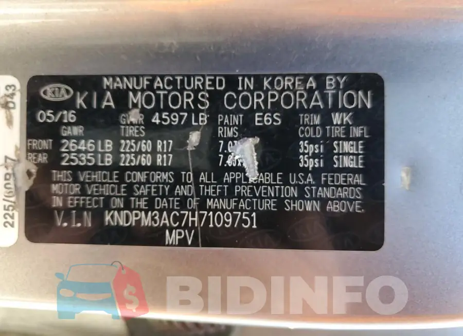 KNDPM3AC7H7109751 Photo# 13