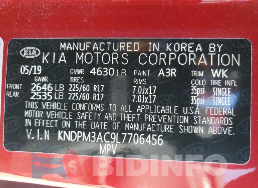 KNDPM3AC9L7706456 Photo# 14