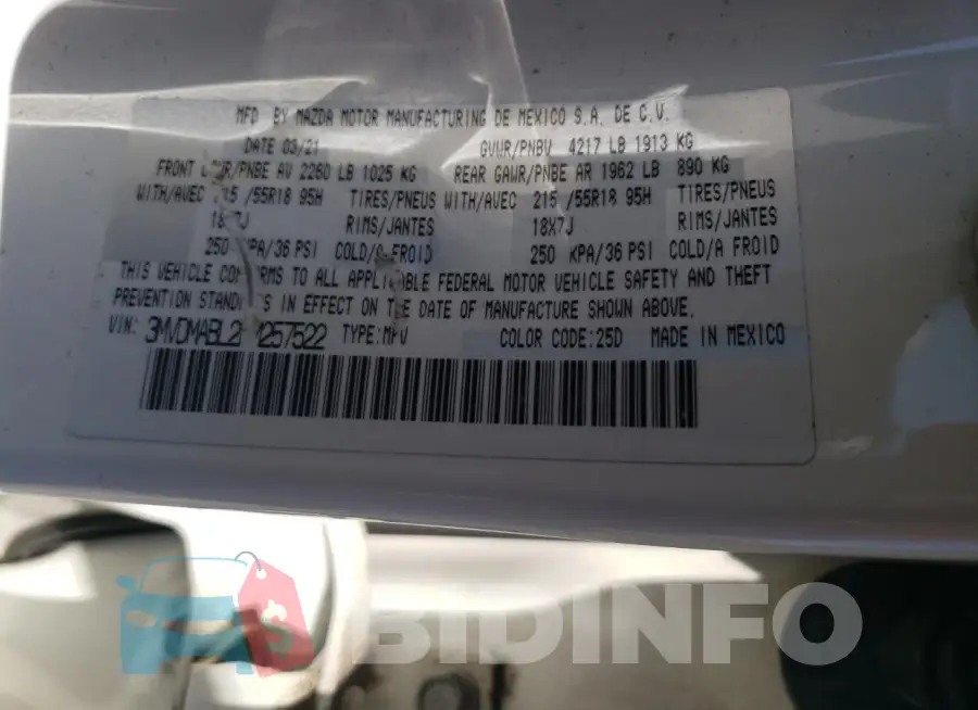 3MVDMABL2MM257522 Photo# 13