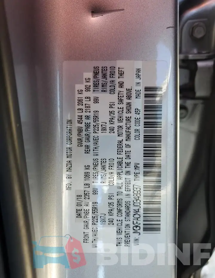 JM3KFACM4J0348937 Photo# 13