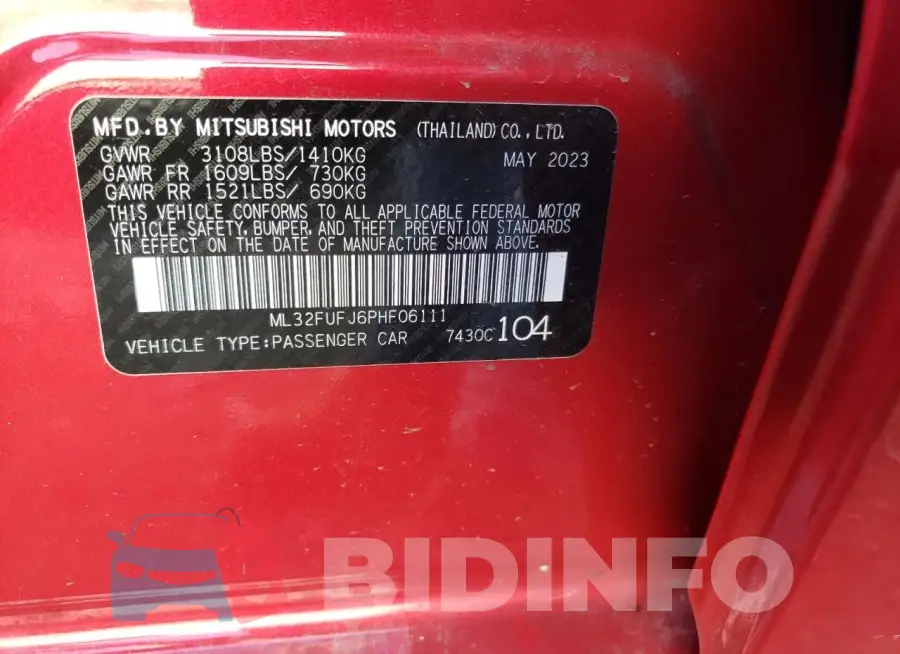 ML32FUFJ6PHF06111 Photo# 12