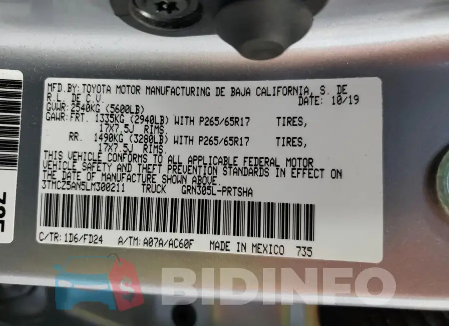 3TMCZ5AN5LM300211 Photo# 12