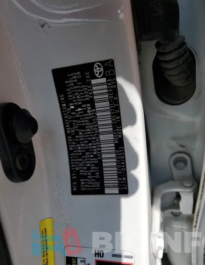 5YFBURHE7HP615728 Photo# 13