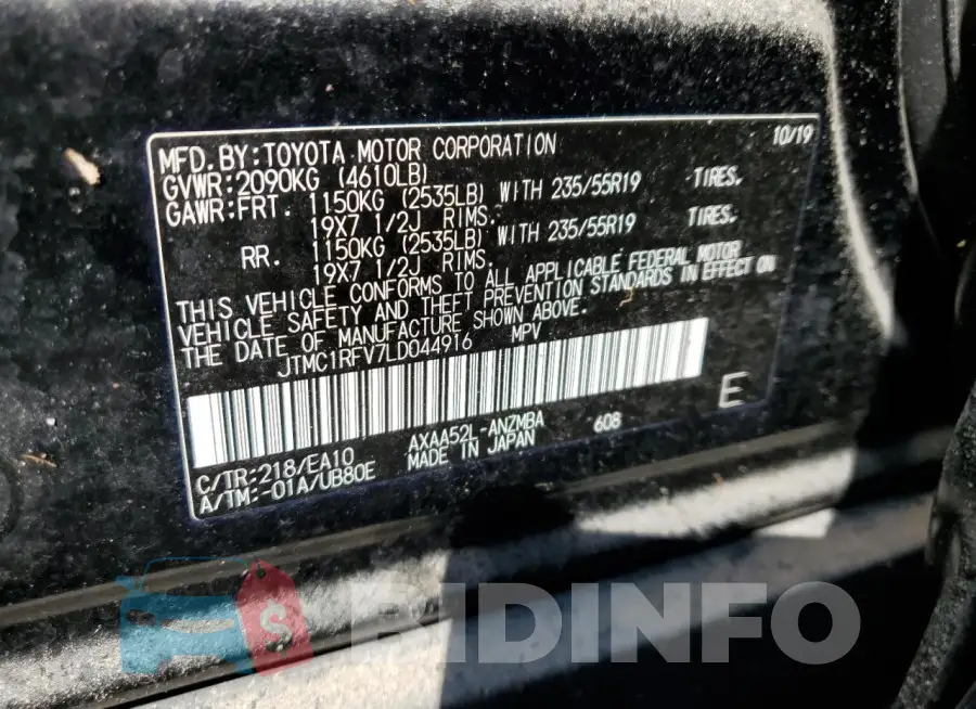 JTMC1RFV7LD044916 Photo# 14