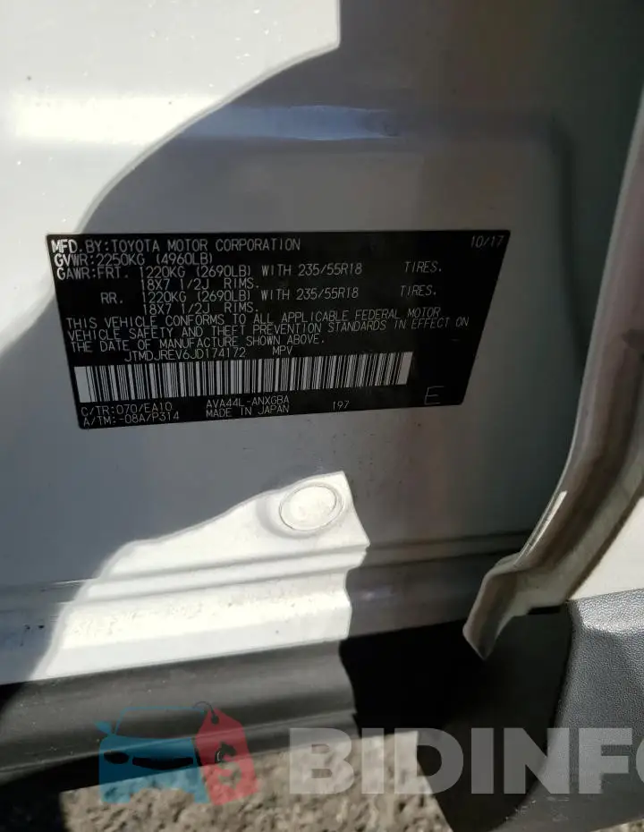 JTMDJREV6JD174172 Photo# 13