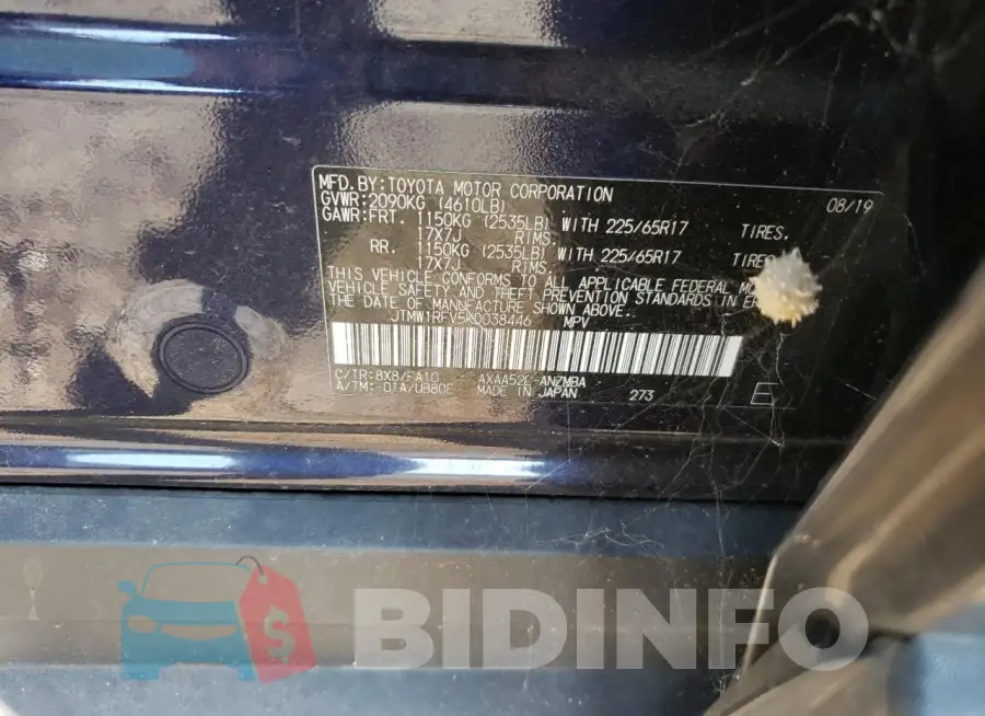 JTMW1RFV5KD038446 Photo# 14