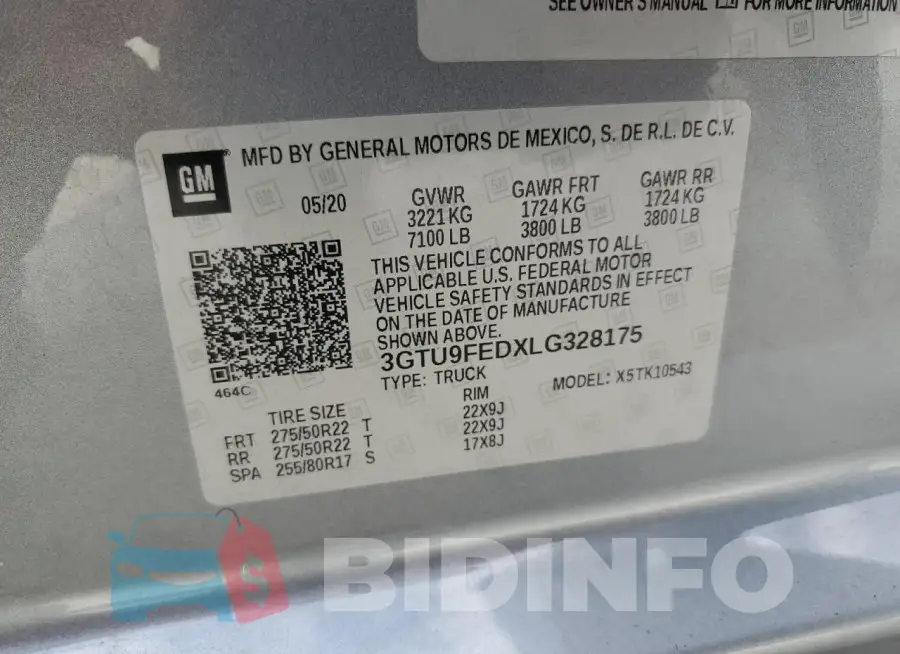 3GTU9FEDXLG328175 Photo# 13