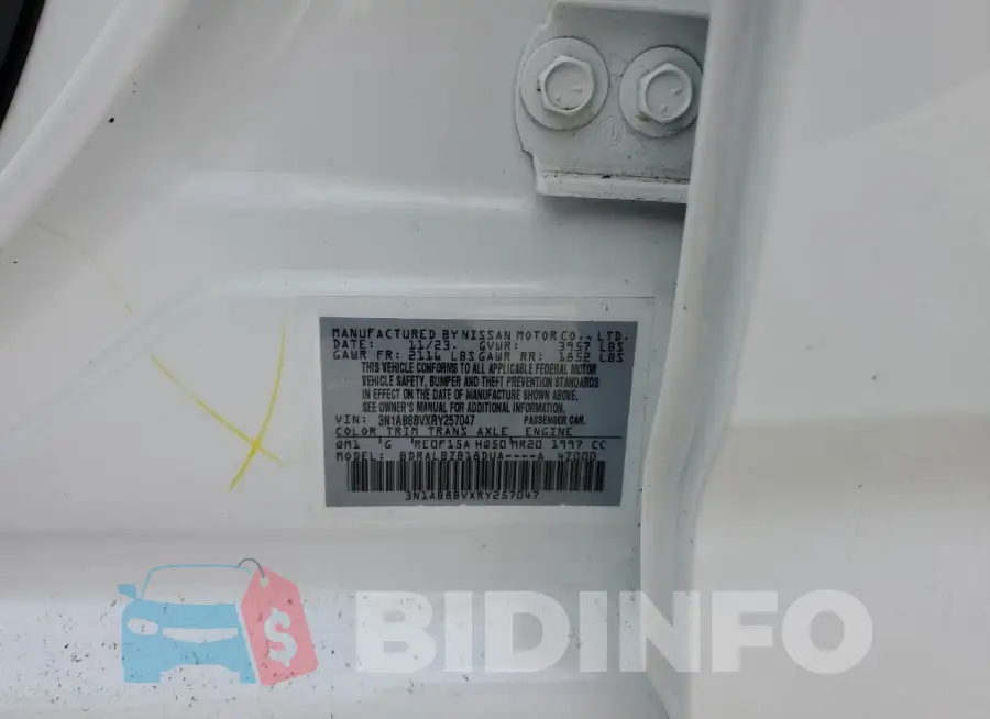 3N1AB8BVXRY257047 Photo# 13