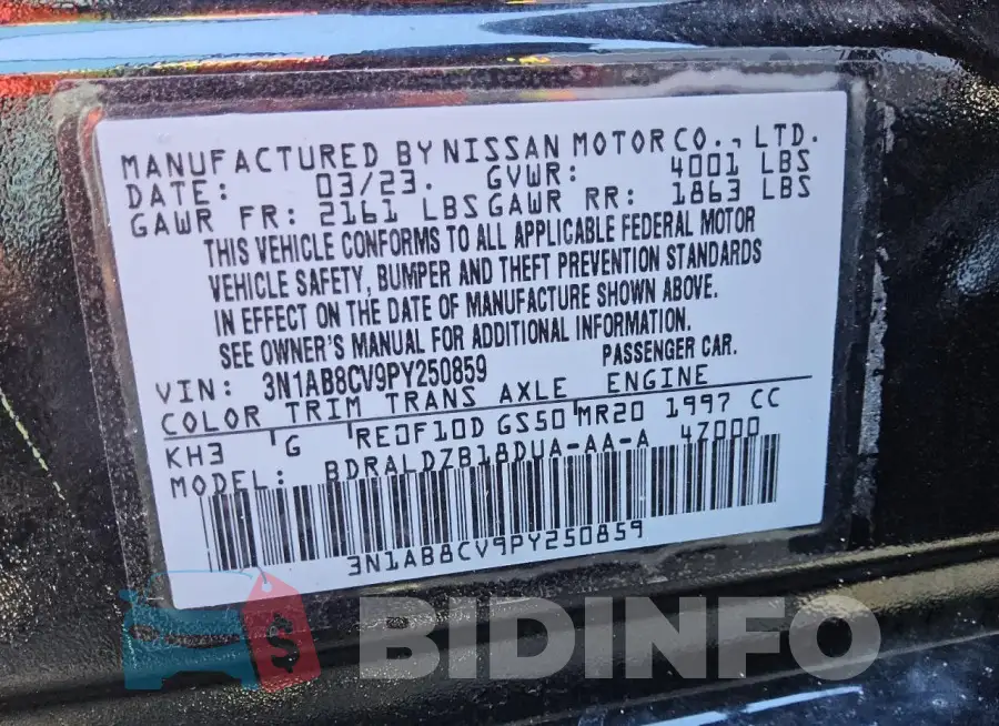 3N1AB8CV9PY250859 Photo# 13