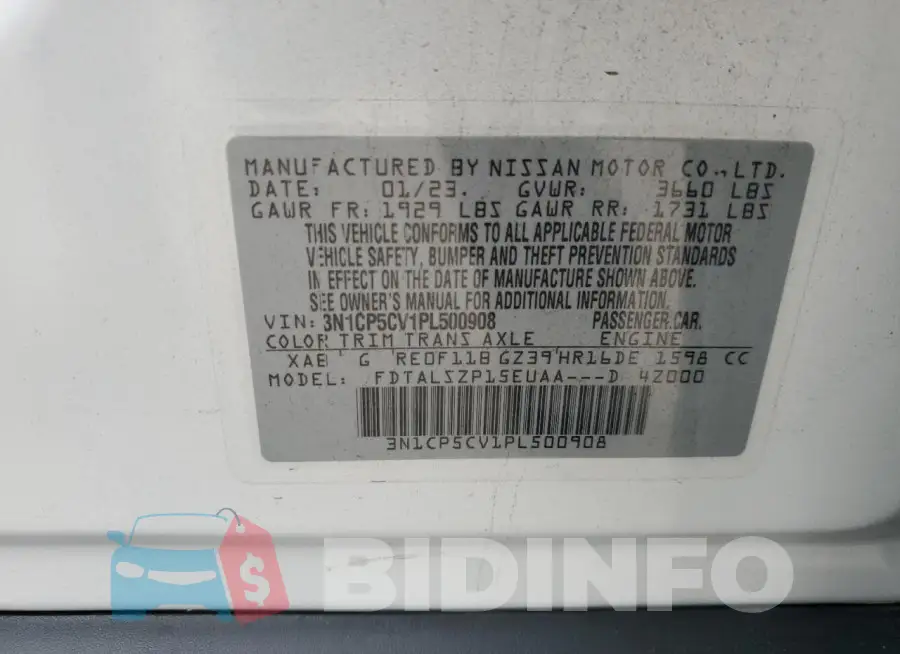 3N1CP5CV1PL500908 Photo# 12