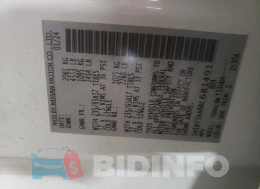 5N1BT3AA6RC681491 Photo# 13