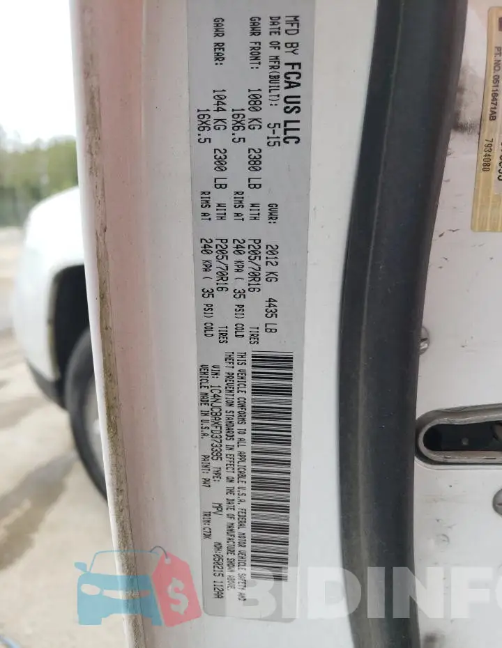 1C4NJCBAXFD373395 Photo# 14