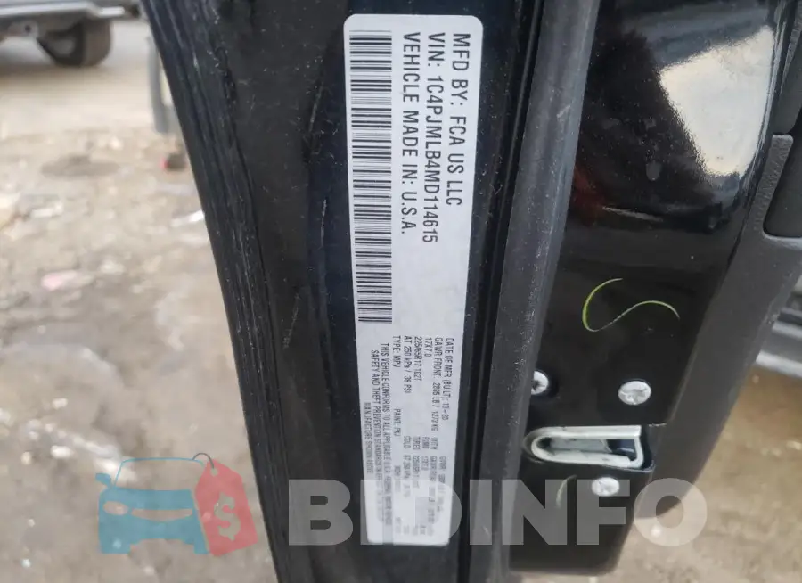 1C4PJMLB4MD114615 Photo# 12