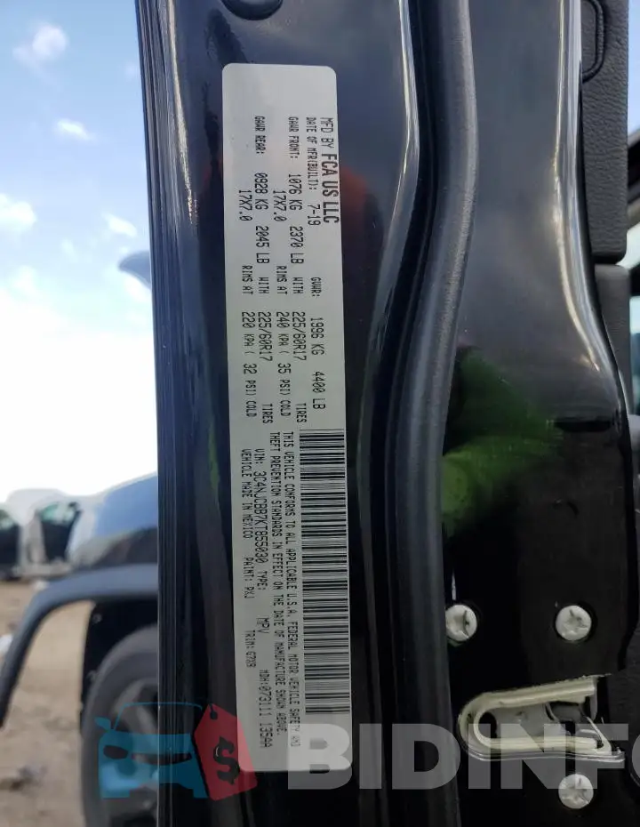 3C4NJCBB7KT855030 Photo# 13