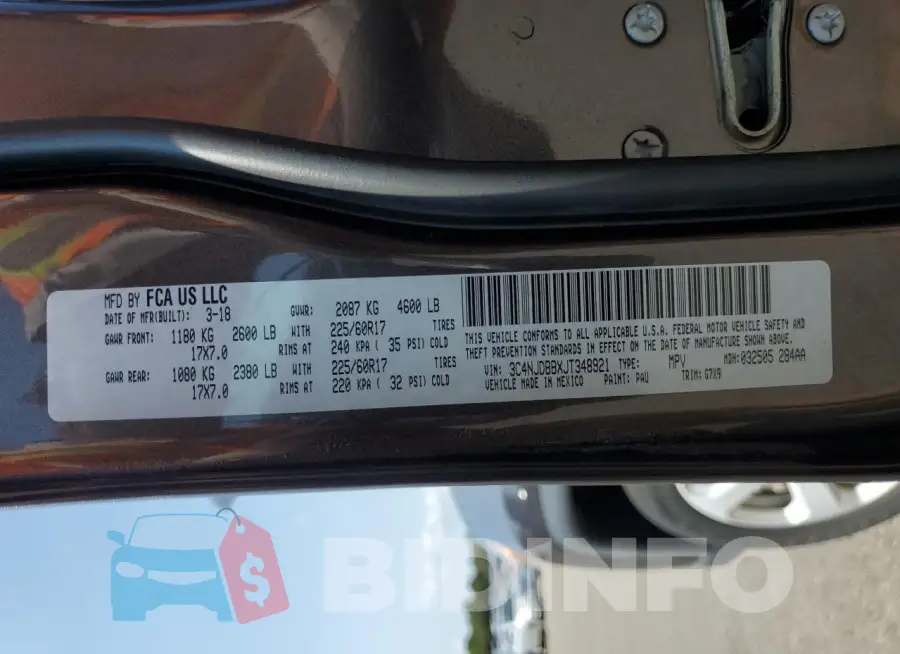 3C4NJDBBXJT348921 Photo# 12