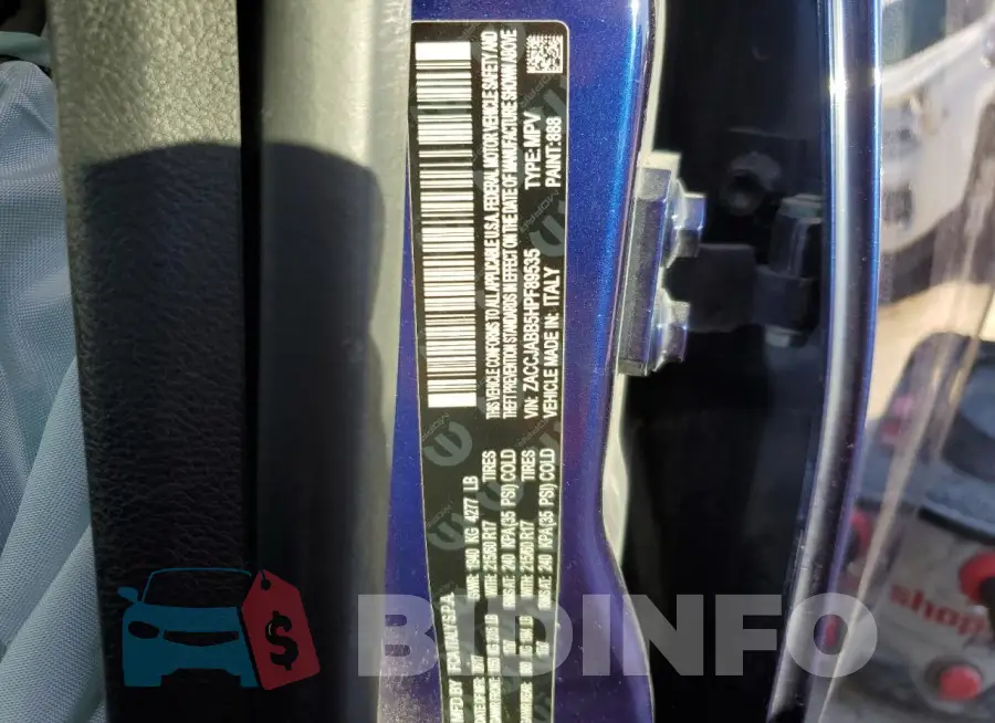 ZACCJABB5HPF89535 Photo# 12