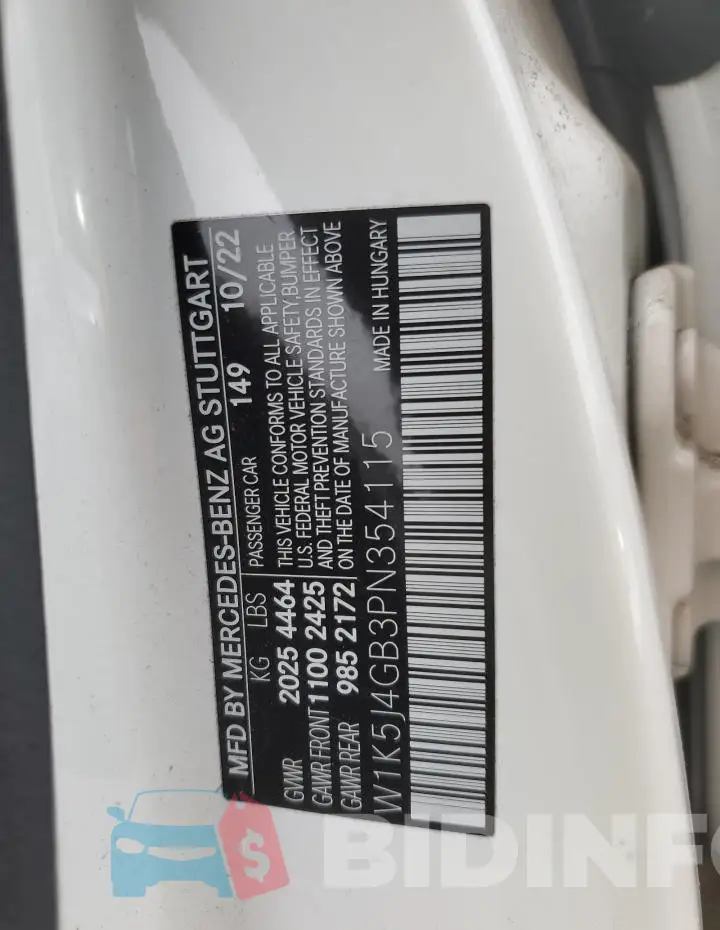 W1K5J4GB3PN354115 Photo# 12
