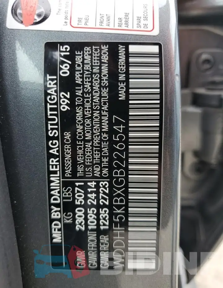 WDDHF5KBXGB226547 Photo# 13