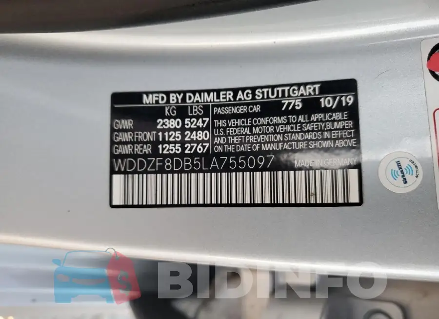 WDDZF8DB5LA755097 Photo# 13