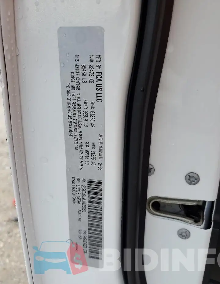 2C3CDXGJ0LH129353 Photo# 13