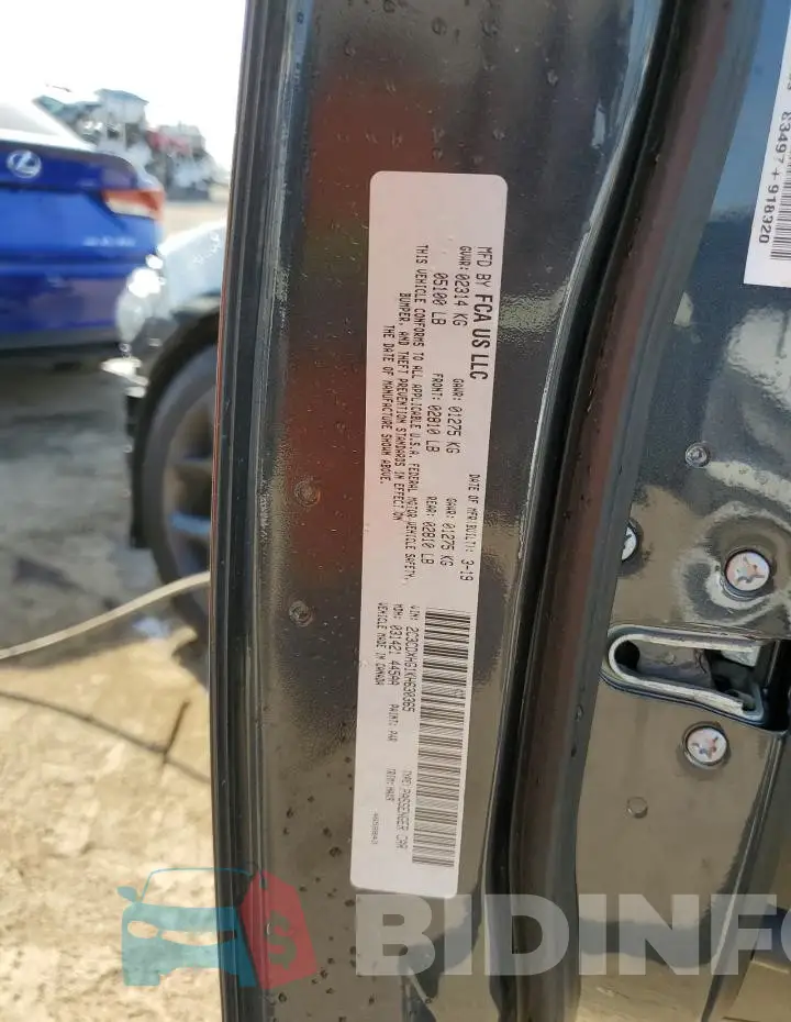 2C3CDXHG1KH630365 Photo# 13