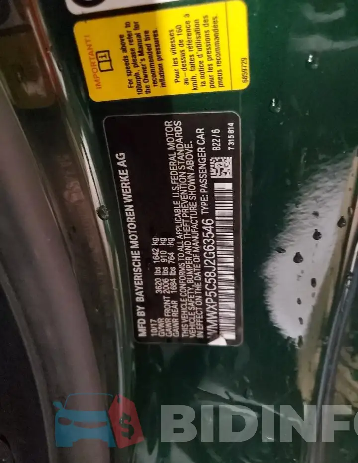 WMWXP5C58J2G63546 Photo# 13