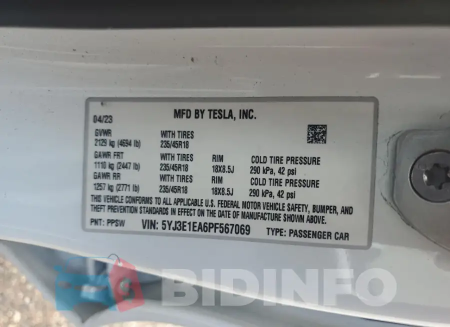 5YJ3E1EA6PF567069 Photo# 12
