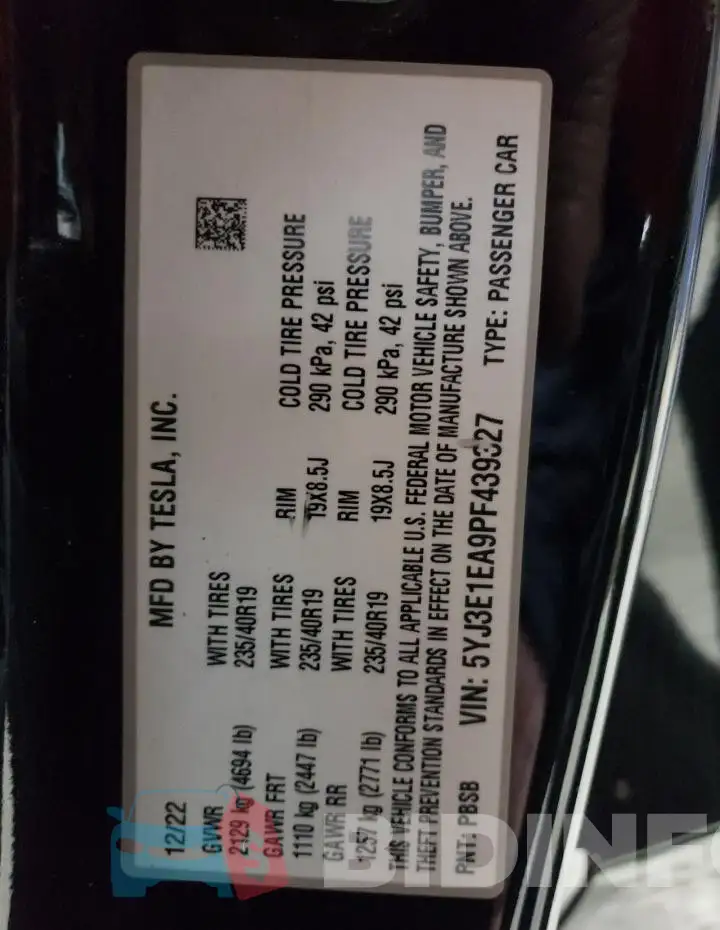5YJ3E1EA9PF439327 Photo# 12