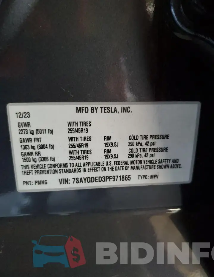 7SAYGDED3PF971865 Photo# 12