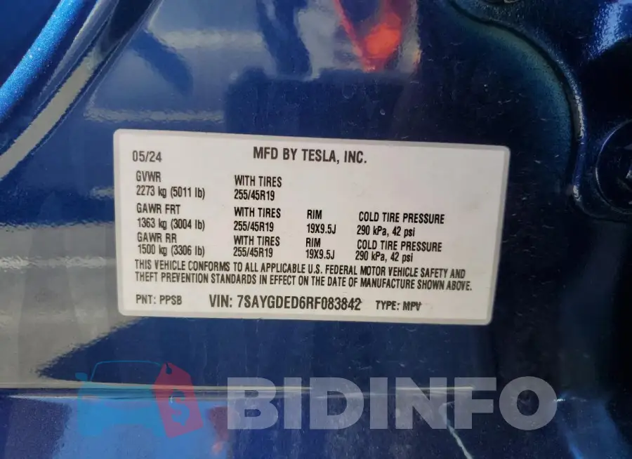 7SAYGDED6RF083842 Photo# 13