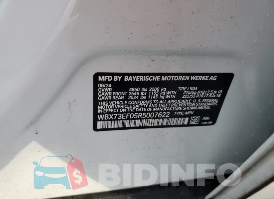 WBX73EF05R5007622 Photo# 14