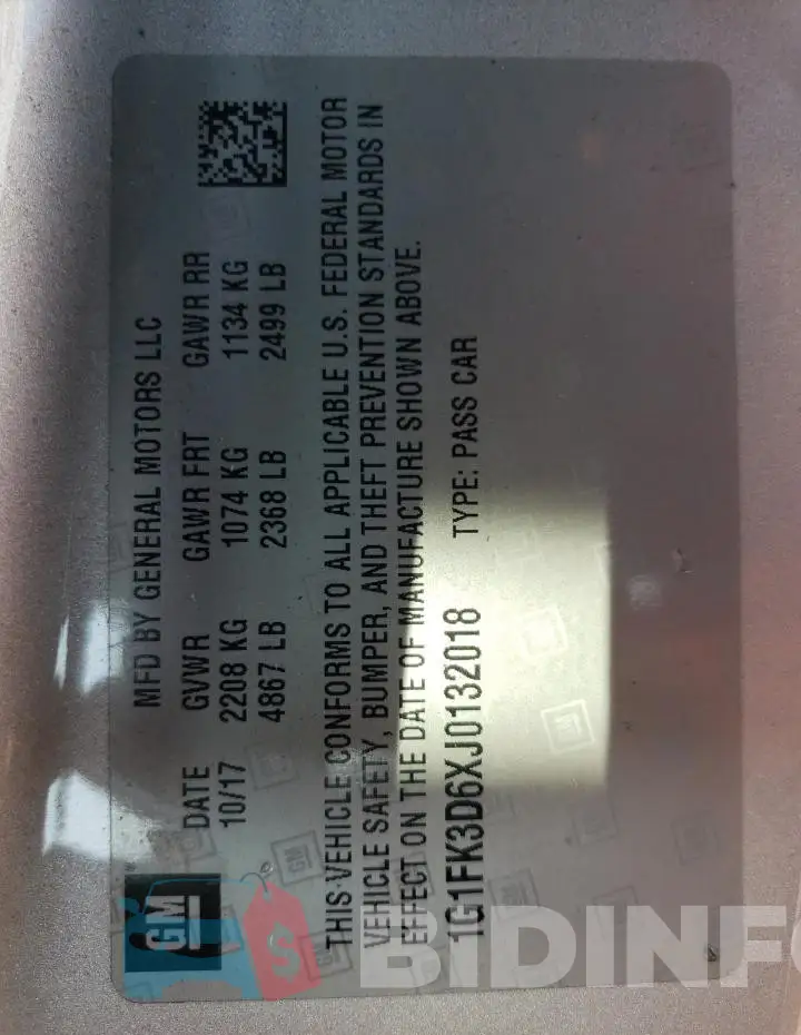 1G1FK3D6XJ0132018 Photo# 12